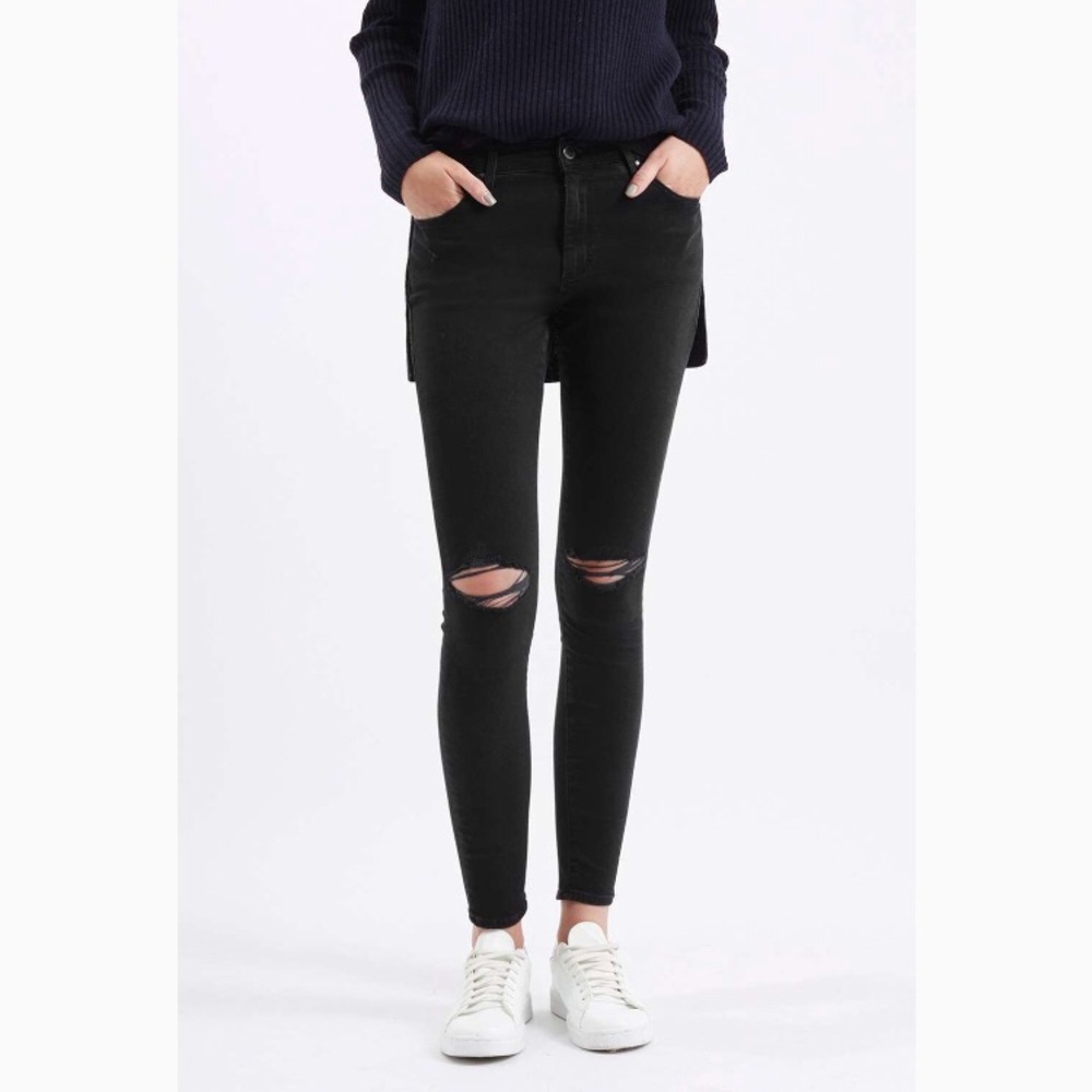 Topshop Black Leigh Jeans